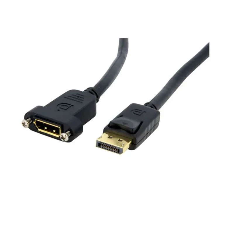 RS PRO Male DisplayPort to Female DisplayPort Cable, Polyvinyl Chloride Jacket, 1 m Length DPPNLFM3