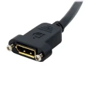 RS PRO Male DisplayPort to Female DisplayPort Cable, Polyvinyl Chloride Jacket, 1 m Length DPPNLFM3