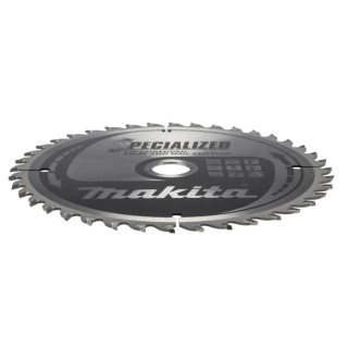 Makita Circular Saw Blade 165mm Diameter, 24 Teeth, 18° Rake Angle, 1.25mm Plate Thickness B-09472