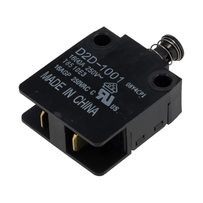Omron Door Micro Switch Plunger Actuator SPST-NO 16A Contact Current IP40 Protection 