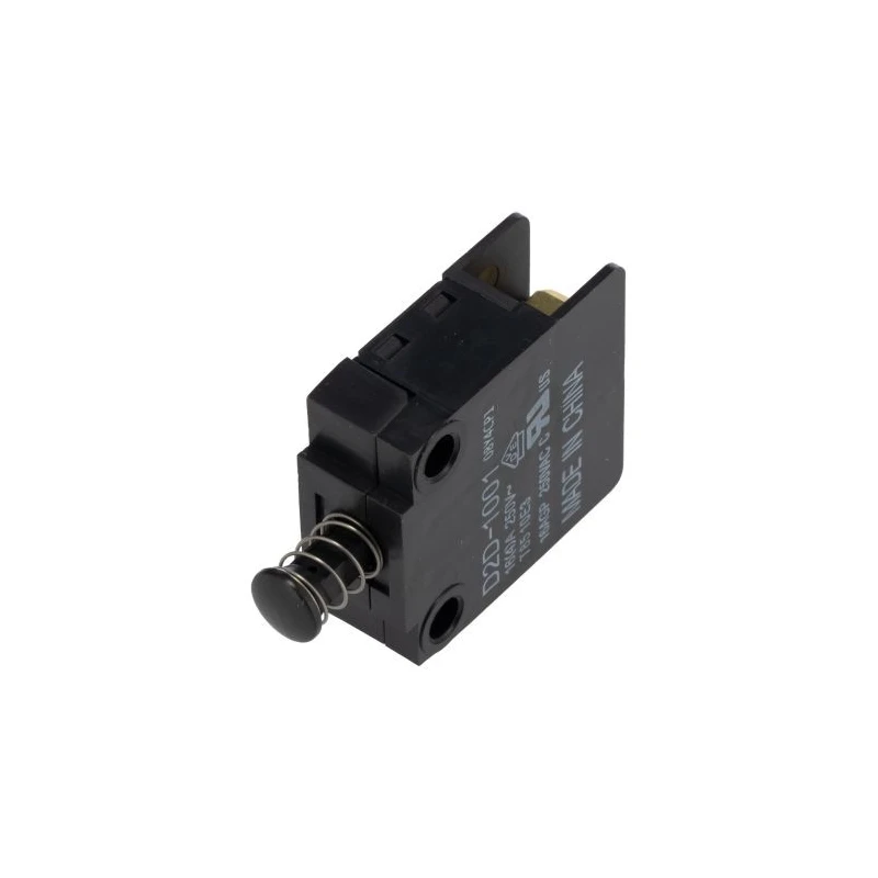 Omron Door Micro Switch Plunger Actuator SPST-NO 16A Contact Current IP40 Protection 