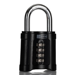 RS PRO Zinc Alloy Combination Padlock, 8 mm Shackle Diameter, 55 mm Body Width, Model 196-3963