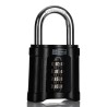 RS PRO Zinc Alloy Combination Padlock, 8 mm Shackle Diameter, 55 mm Body Width, Model 196-3963