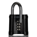 RS PRO Zinc Alloy Combination Padlock, 8 mm Shackle Diameter, 55 mm Body Width, Model 196-3963