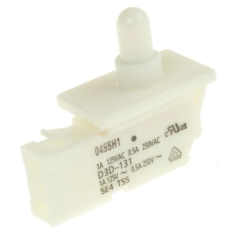 Omron Door Micro Switch Plunger SPST 500 mA IP40 36.4mm x 15mm x 11mm 