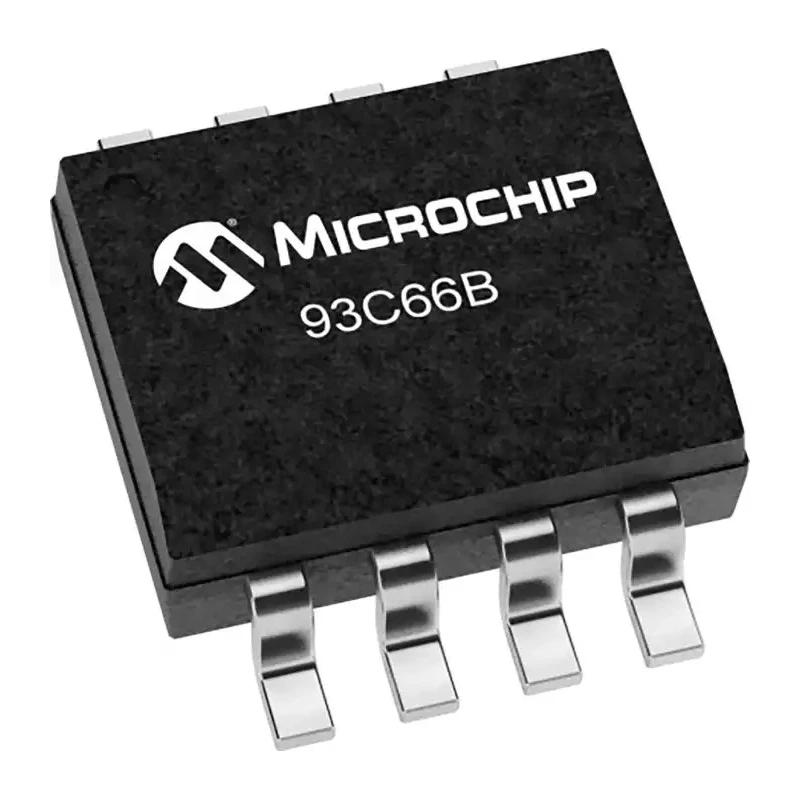 Microchip 4 kB Low-Voltage Serial EEPROM 200 ns 8-Pin MSOP Serial-3 Wire 93C66B-I/MS