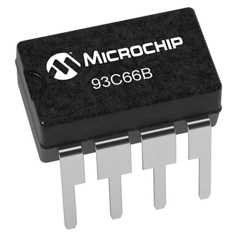 Microchip 4 kB Low-Voltage Serial EEPROM 200 ns 8-Pin MSOP Serial-3 Wire 93C66B-I/MS