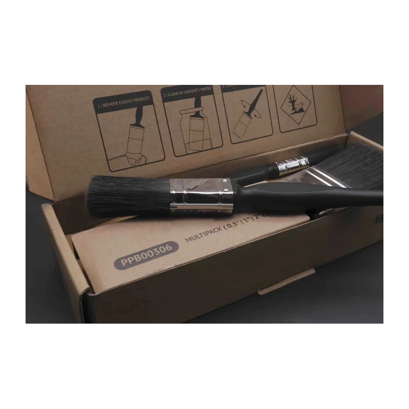 Cottam Mixed Synthetic Paint Brush Set with Flat Bristles 200-9214