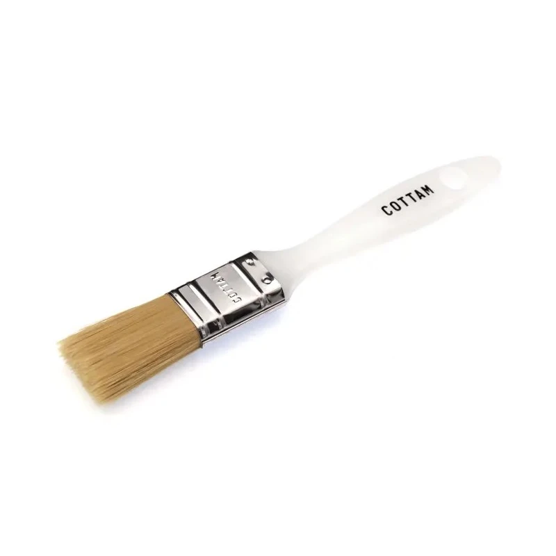 Cottam Thin 25 mm Synthetic Paint Brush with Flat Bristles 200-9216