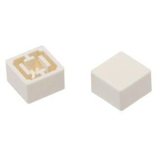 Omron Tactile Switch Cap White for Series B3W-4000, Series B3F-4000, Series B3F-5000 B32-1260