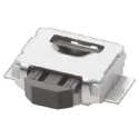 Omron Black Tactile Switch Button SPST 50mA 12 V dc Through Hole 0.7mm Actuator Length B3U-3100P