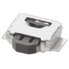 Omron Black Tactile Switch Button SPST 50mA 12 V dc Through Hole 0.7mm Actuator Length B3U-3100P