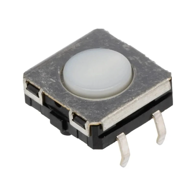 Alps Alpine IP67 Tactile Switch Plunger, 0.75 mm Actuator Length, SPST 50mA 24 V dc, Through Hole Mount B3W-4000