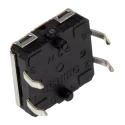 Alps Alpine IP67 Tactile Switch Plunger, 0.75 mm Actuator Length, SPST 50mA 24 V dc, Through Hole Mount B3W-4000