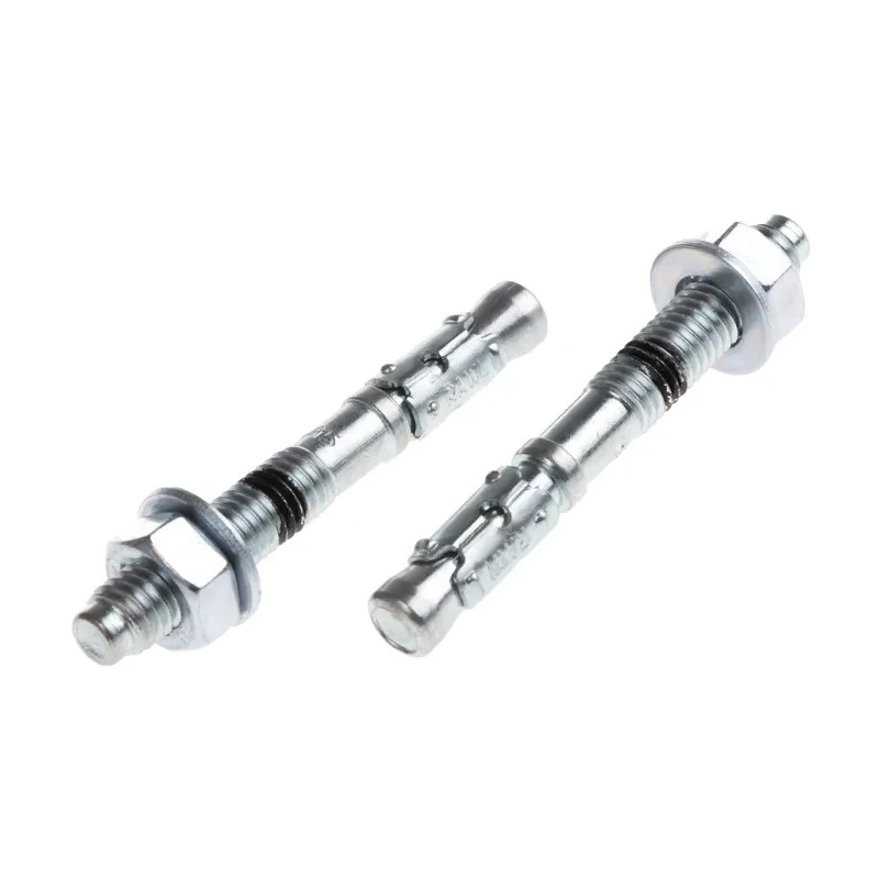 RawlPlug Carbon Steel Wall Plug Through Bolt Anchor 8 mm x 65 mm R-XPT-08065/15