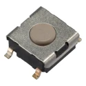 Omron Ivory Tactile Switch Plunger 0.5 mm 24 V dc 50mA SPST-NO Surface Mount B3FS-1002P