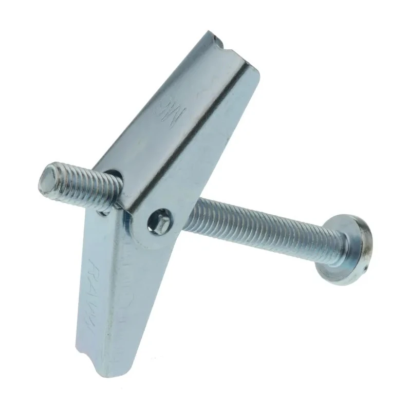 RawlPlug Carbon Steel Spring Toggle Cavity Fixing Zinc Plated, 18 mm Fixing Hole Diameter, 60 mm Length R-SPO-06060