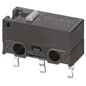 Omron Ultra Subminiature Pin Plunger Micro Switch PCB Terminal 3A 30V dc SPDT IP40 D2F-T