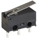 Omron Ultra Subminiature Hinge Lever Micro Switch, Solder Terminal, 1A, 30V dc, SPDT, IP40 D2F-FL