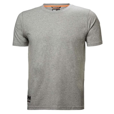 Helly Hansen Grey Cotton Short Sleeve T-Shirt Size M Chelsea Evolution Series 79198_930-M