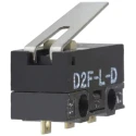 Omron Ultra Subminiature Hinge Lever Micro Switch, Solder Terminal, 3A Contact Current, 30 V dc, SPDT, IP40 D2F-L-D