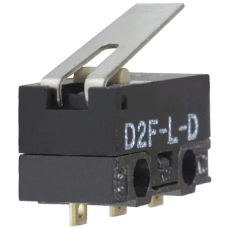 Omron Ultra Subminiature Hinge Lever Micro Switch, Solder Terminal, 3A Contact Current, 30 V dc, SPDT, IP40 D2F-L-D