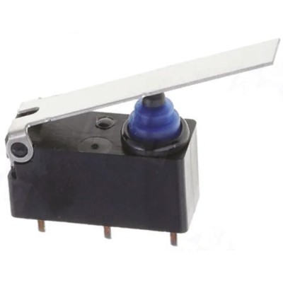 Omron Long Hinge Lever Micro Switch, PCB Terminal, 2A, SPDT, IP67 D2HW-A221D