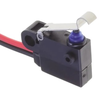 Omron Ultra Subminiature Sealed Micro Switch with Simulated Roller Lever, Pre-Wired Terminal, 2A Contact Current D2HW2364R