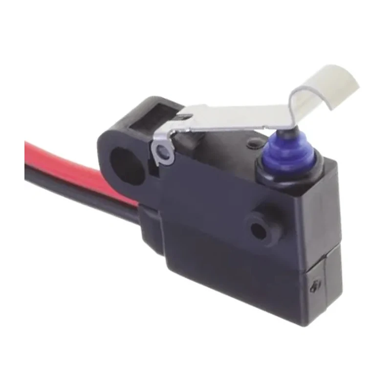 Omron Ultra Subminiature Sealed Micro Switch with Simulated Roller Lever, Pre-Wired Terminal, 2A Contact Current D2HW2364R