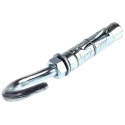 RawlPlug Carbon Steel Masonry Shield Anchor Hook Bolt M12 x 145 mm Zinc Plated R-RBL-12HW