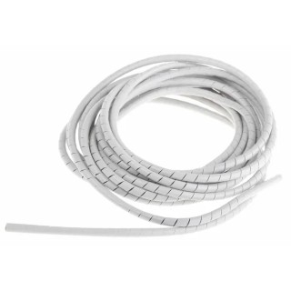 HellermannTyton Spiral Cable Wrap Polyethylene Grey 4 mm Nominal Diameter 5 mm Cable Diameter 20 mm 161-41105 SBPE4D-PE-GY
