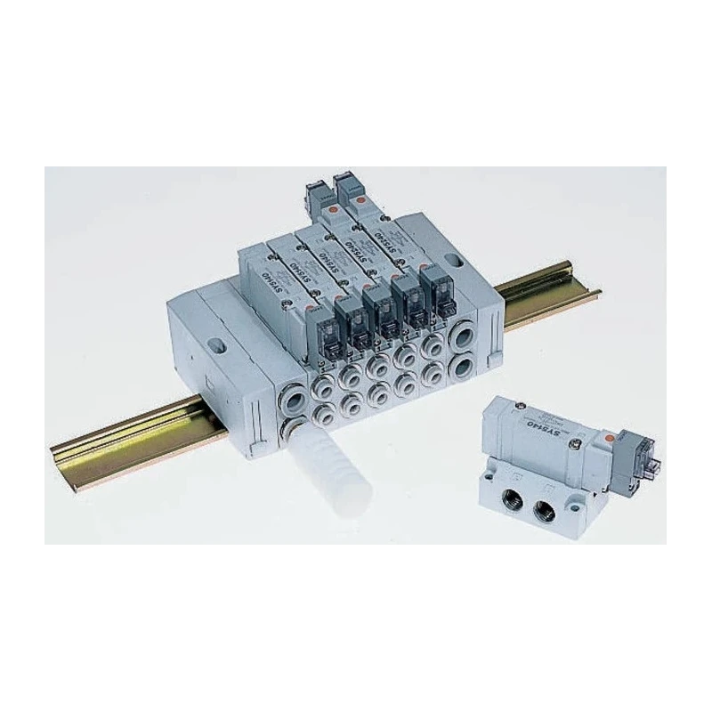 SMC Pneumatic Solenoid Valve 5/2 Solenoid Rc SY Series 230V AC Die Cast Aluminium Body SY5140-4DZ-Q