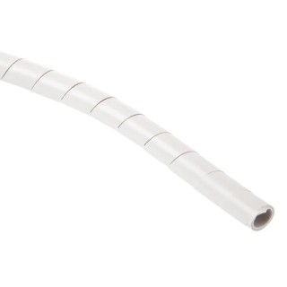 HellermannTyton Spiral Cable Wrap Polyethylene Grey 9-10 mm Diameter 100 mm Max Bundle 5 m Length 161-41205 SBPE9D-PE-GY