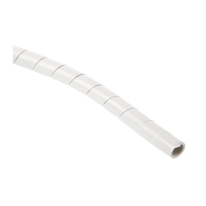 HellermannTyton Spiral Cable Wrap Polyethylene Grey 9-10 mm Diameter 100 mm Max Bundle 5 m Length 161-41205 SBPE9D-PE-GY