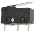 Omron Subminiature Hinge Lever Micro Switch, Through Hole Terminal, 5A, 250 V ac, SPDT, IP40 SS-5GLD