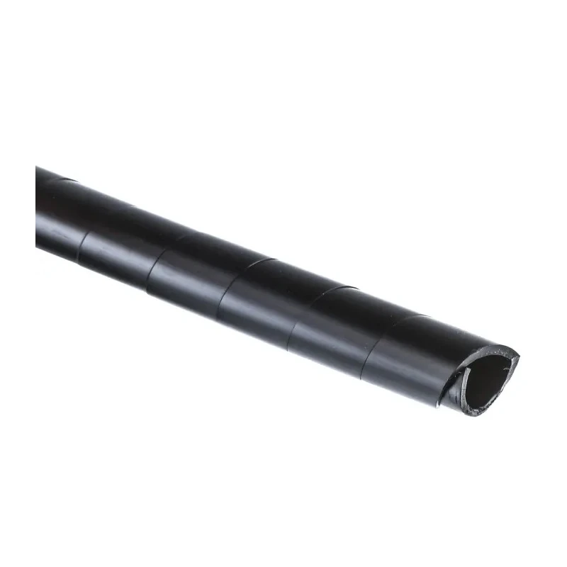 HellermannTyton Spiral Cable Wrap Black Polyethylene 9-10 mm Cable Diameter 30m Length SBPE Series 161-41201 SBPE9-PE-BK