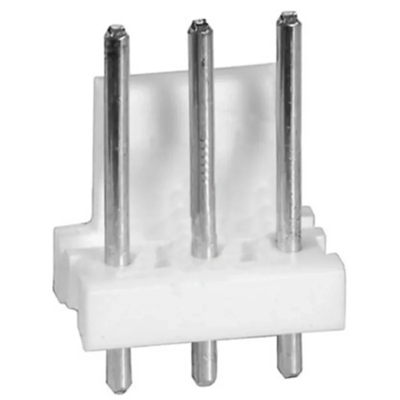 TE Connectivity MTA-156 Series Straight Through Hole Pin Header 3 Contact 3.96 mm Pitch 1 Row Unshrouded 640388-3
