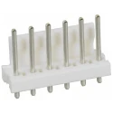 TE Connectivity MTA-156 Series Straight Through Hole Pin Header 6 Contacts 3.96 mm Pitch 1 Row Unshrouded 640388-6