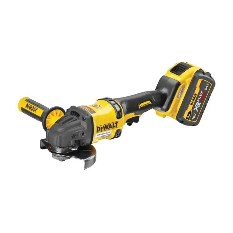 DeWALT 54V Brushless Angle Grinder 125 mm Disc Size 9 Ah Battery Capacity DCG418X2-GB