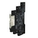 Idec Electromechanical Interface Relay, DIN Rail Mount, 24V DC Coil, SPDT Contact, 6A Switching Current RV8H-L-D24