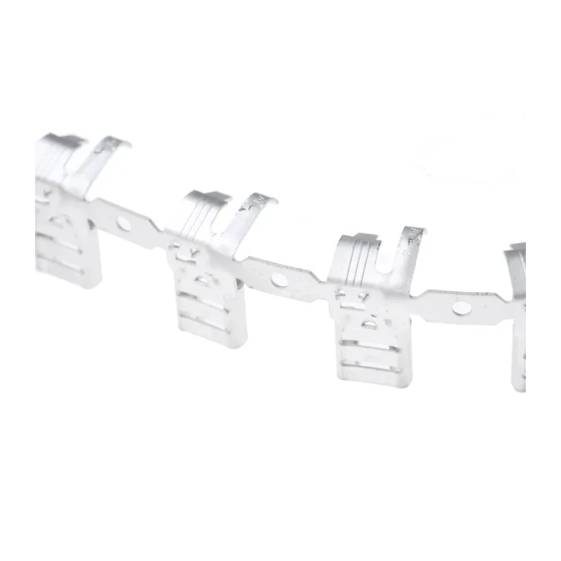 TE Connectivity FASTON .250 Dark Grey Uninsulated Female Spade Connector Crimp 6.35 x 0.81 mm Tab Size 18 AWG to 12 41802