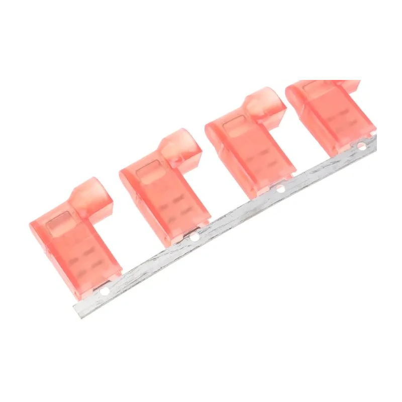 TE Connectivity Ultra-Fast .187 Red Insulated Female Spade Connector 4.75 x 0.51 mm Tab Size, Crimp 2-520334-2