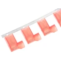 TE Connectivity Ultra-Fast .187 Red Insulated Female Spade Connector 4.75 x 0.51 mm Tab Size, Crimp 2-520334-2