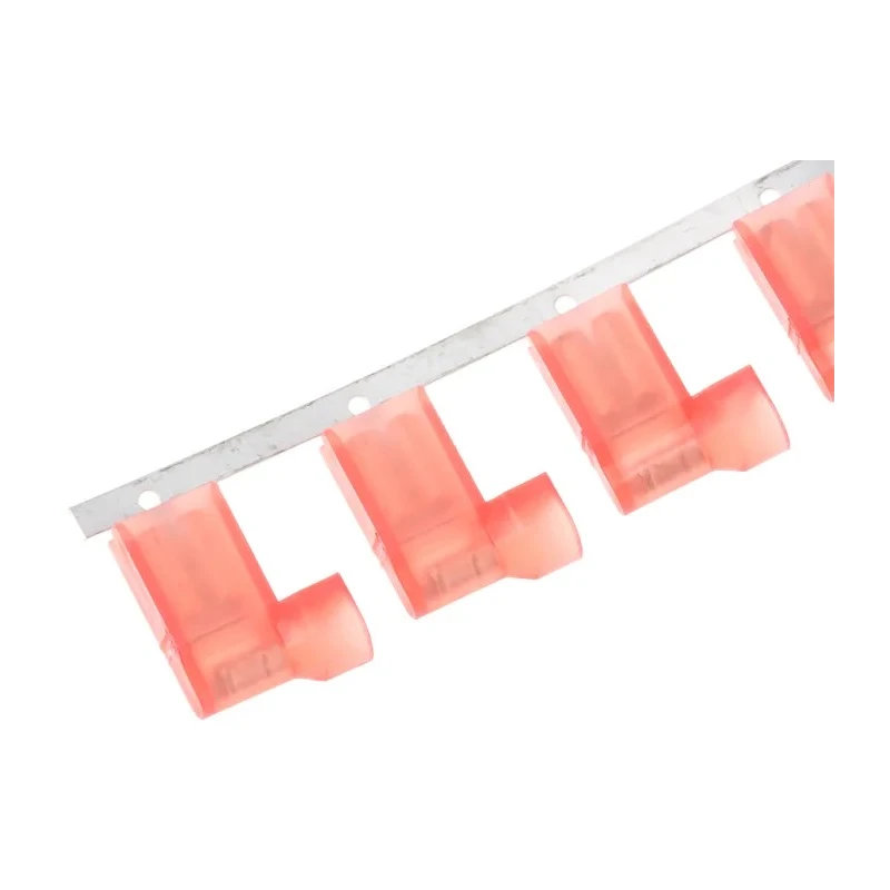 TE Connectivity Ultra-Fast .187 Red Insulated Female Spade Connector 4.75 x 0.51 mm Tab Size, Crimp 2-520334-2