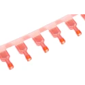 TE Connectivity Ultra-Fast Plus .250 Red Insulated Female Spade Connector Crimp 6.35 x 0.81 mm Tab Size 22 AWG to 2-520405-2