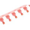 TE Connectivity Ultra-Fast Plus .250 Red Insulated Female Spade Connector Crimp 6.35 x 0.81 mm Tab Size 22 AWG to 2-520405-2