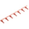 TE Connectivity Ultra-Fast .110 Red Insulated Female Spade Connector Crimp 2.79 x 0.51 mm Tab Size 22 AWG to 18 2-520083-2