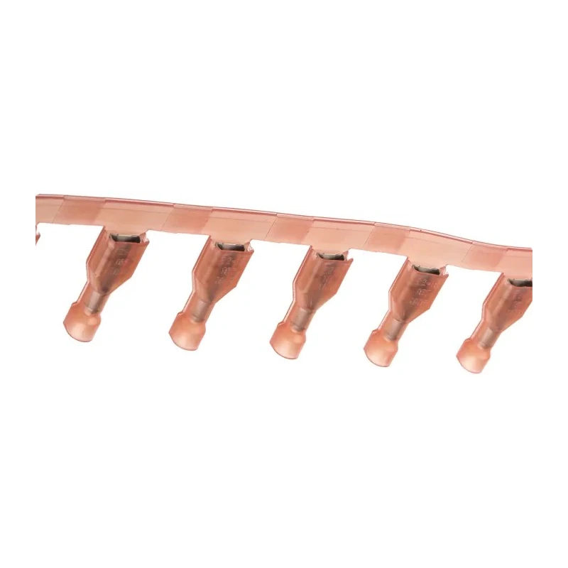 TE Connectivity Ultra-Fast .187 Red Insulated Female Spade Connector Crimp 4.75 x 0.51 mm Tab Size 22 AWG to 18 2-520181-2