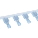 RS PRO Ultra-Fast .250 Blue Insulated Female Spade Connector Crimp 6.35 x 0.81 mm Tab Size 16 AWG to 14 AWG 3-350820-2