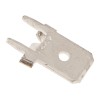 TE Connectivity FASTON .250 Silver Uninsulated Male Spade Connector Solder Termination 6.35 x 0.83 mm 63824-1